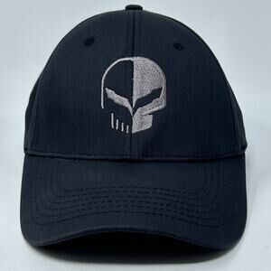 Corvette Racing Jake Hat Baseball Cap Chevrolet Skull Black Flex Fitted L Large